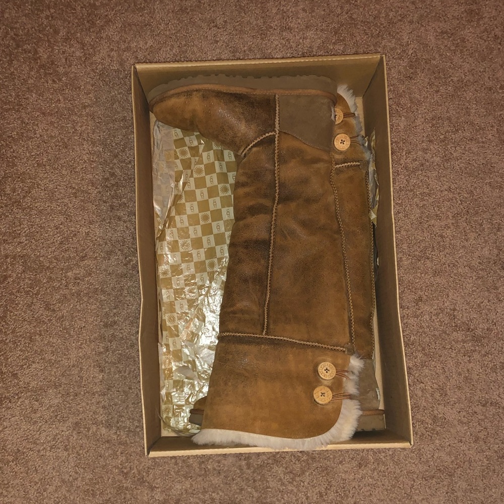 UGG over the knee with bailey button
